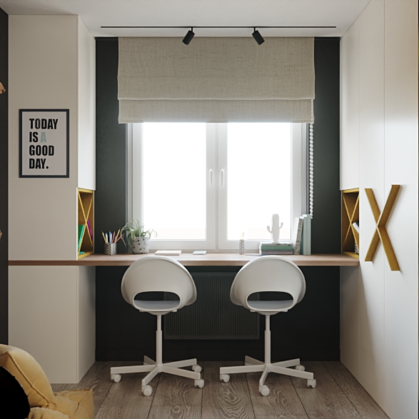 Дизайн интерьера Минск комната 2 мальчиков